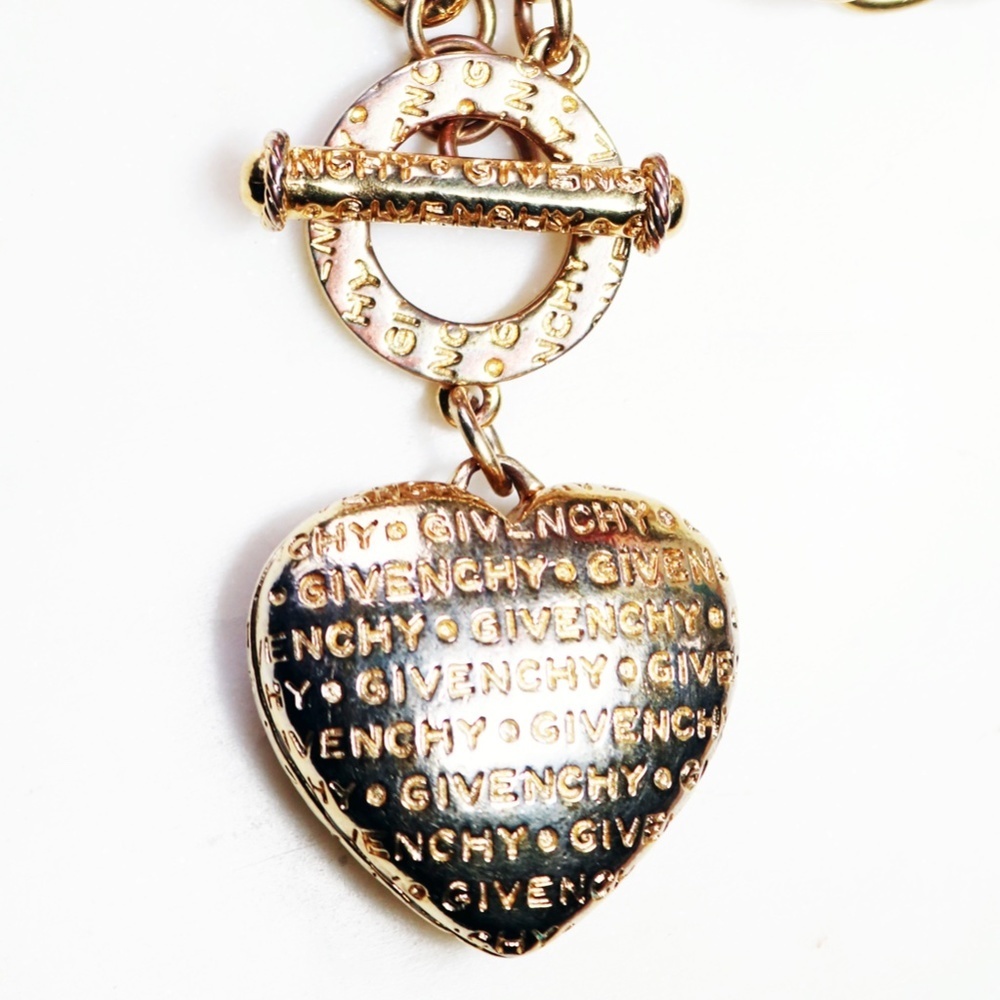 Givenchy Gold Heart Necklace